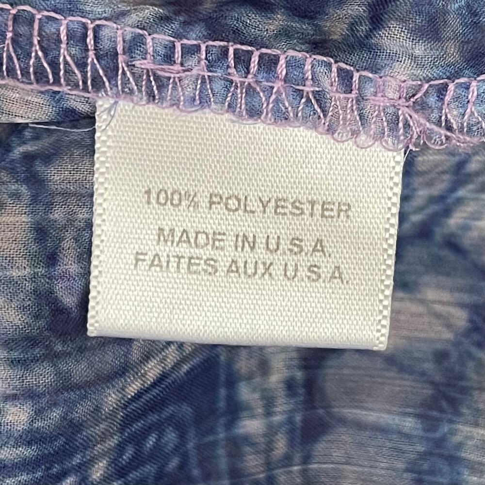 Misa Los Angeles Yasemin Butterfly Sleeve Babydoll Dress - Pink Blue - Size M - Picture 7 of 7